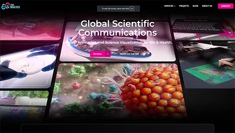 3DforScience homepage thumbnail