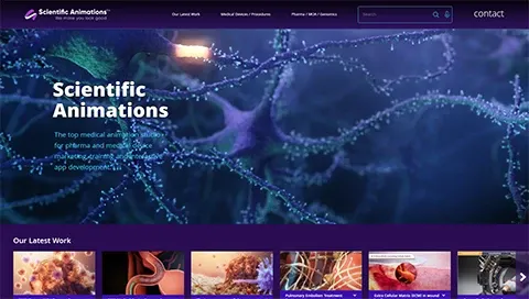 Scientific Animations homepage thumbnail