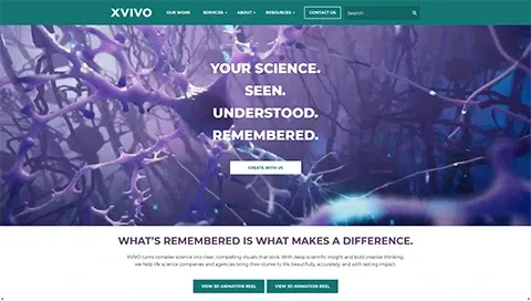 XVIVO homepage thumbnail