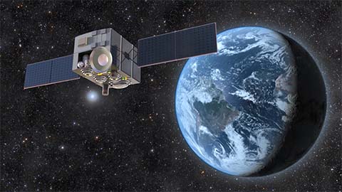 Space models - Electrospray colloid electric propulsion